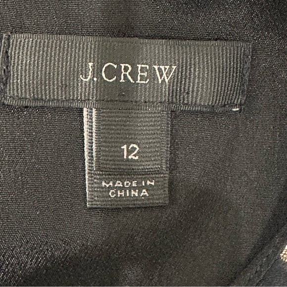 J. Crew  Blue Metallic Sleeveless Dress - Picture 5 of 8